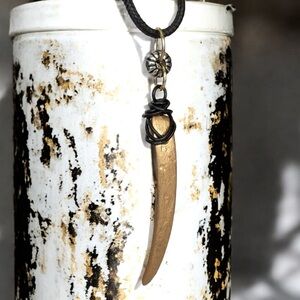 5 For $25💫Alternative Gold Coco Stick Pendant Necklace